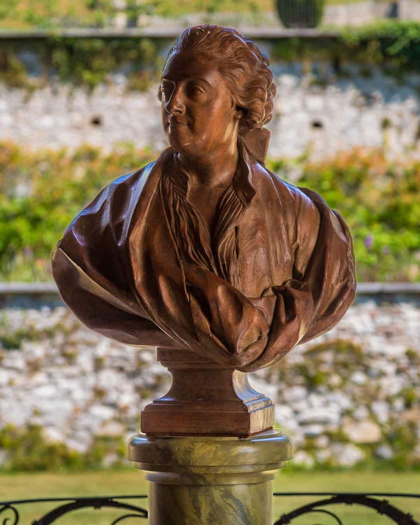 Scorcio dei giardini monumentali di Villa Della Porta Bozzolo