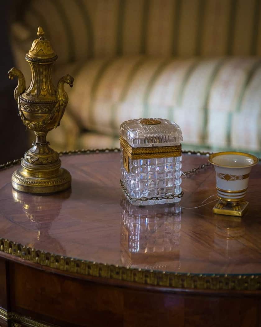 Scorcio dei giardini monumentali di Villa Della Porta Bozzolo